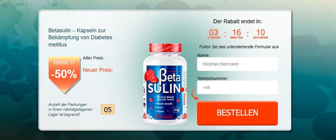Betasulin Kapseln Preis